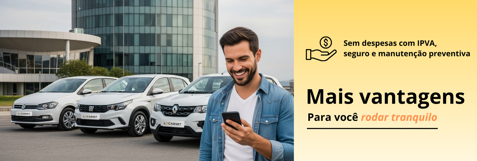 Sem despesas com IPVA,